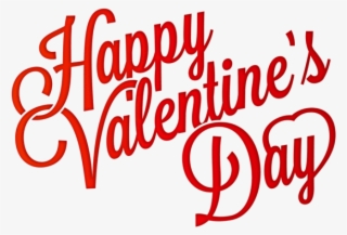 Free Png Download Red Happy Valentine's Day Png Clip-art - Happy Valentine Day Png