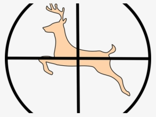 Sniper Clipart Crosshair - Deer Hunting Clip Art