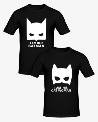 T Shirts Couples Batman Et Catwoman , T Shirt Couples - T Shirt Catwoman