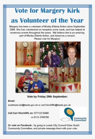 Vote For Margery - Think Out Of The Box