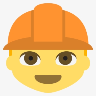 Emoji Construction Worker - Police Emoticon