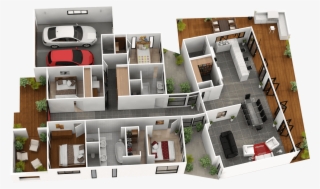 Bedroom 1 Ensuite Bedroom 2 Bedroom 3 Bedroom 4 Bathroom - Single Floor Very Small Bedroom Tiny House Floor Plans