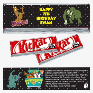 Scooby Doo Kitkat Wrappers - Baby Shark Chocolate Labels