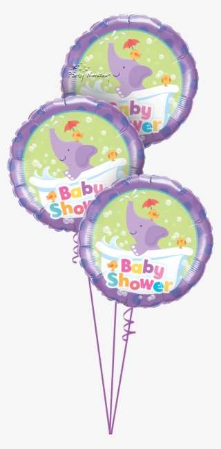 Baby Shower Elephant Triplet - Balloon