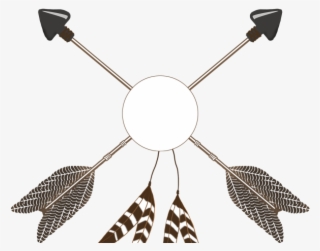 Feather Clipart Arrow - Crossed Arrows Clip Art