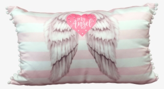 Cojin Alas De Angel Rectangular Bolitas Pe127 - Angel Wings