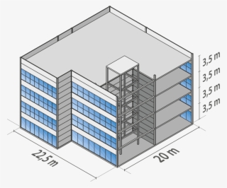 A Modulação G Possui Vãos De 12,5 M - Diagram