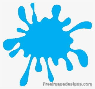 Water Splat Image Design Download Free Image Tattoo - Red Paint Splatter Clipart