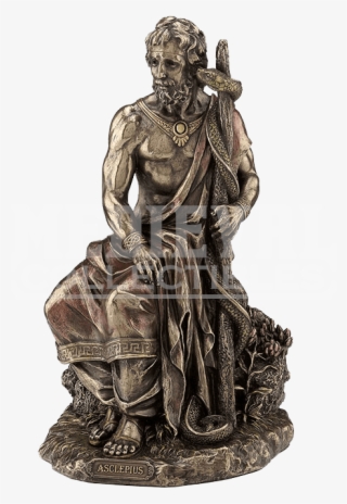 Greek God Of Medicine Asclepius Statue - Asclepius