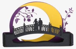 Moon Bridge Pop Up Love Card - Arch