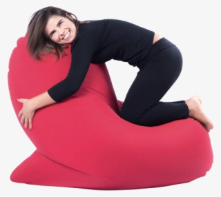 Popheart Heart-shaped Pouf - Bean Bag Chair