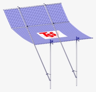Tss Safety Net Fans Extra Wide Fall Protection - Flag