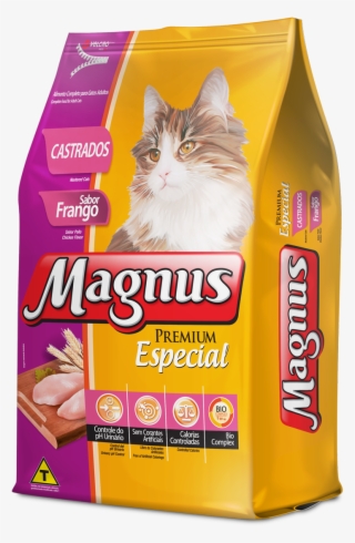 Magnus Premium Especial - Ração Para Gatos Castrados