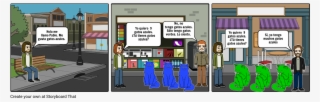 Azules Gatos - Cartoon