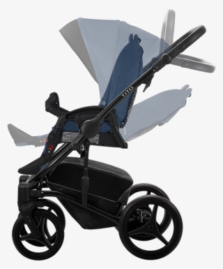 Stroller Has A Convertible Seat, Which Allows Your - Bebetto Tito Premium Class