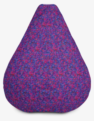 Purp Tri Bean Bag - Illustration