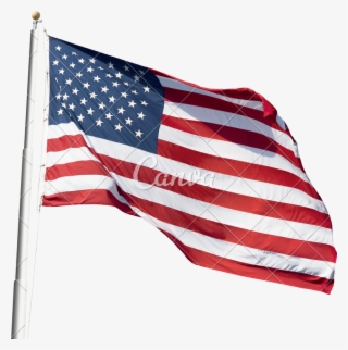 Old American Flag Background - Fair Trade America Logo