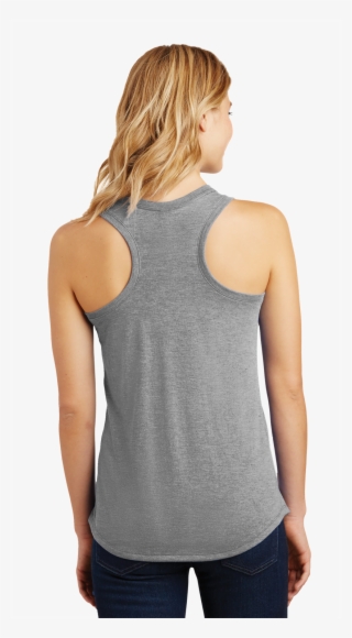 District Made Dm138l Ladies Perfect Tri Racerback Tank