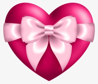 Free Png Heart With Bow Png - Heart With Bow