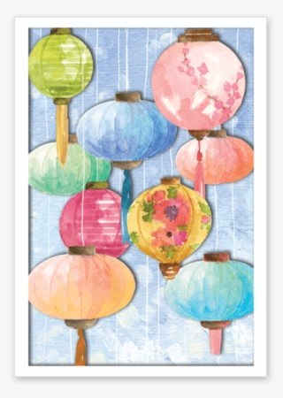 Lanterns Boxed Note Cards - Paper Lantern