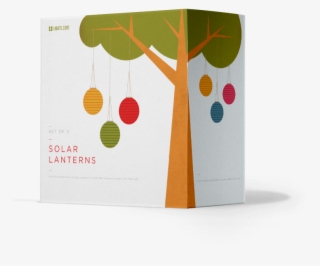 Com Solar Candles Packaging - Christmas Tree