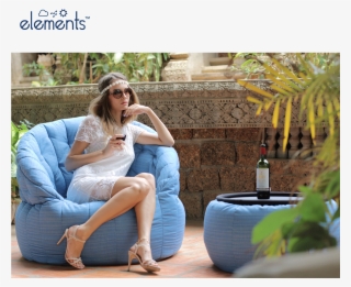 Blue Versa Table Bean Bag Blue Versa Table Bean Bag - Outdoor Bean Bags Australia