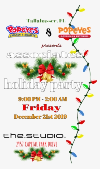 Popeye's Holiday Party - Christmas Decoration