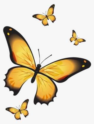 Adesivo De Parede Borboletas Amarelas - Imagens De Borboletas Amarelas