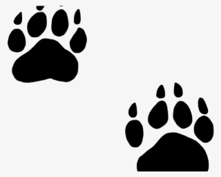 Grizzly Clipart Lion Claw - Cute Bear Paw Prints