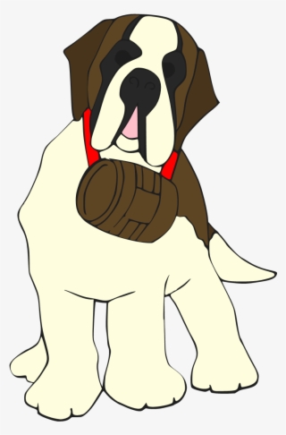 St Bernard Puppy Clipart