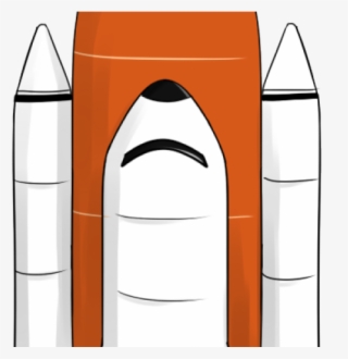 Spaceship Clipart Cartoon - Transparent Space Shuttle Cartoon