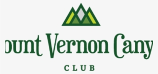 Canyon Club Green Text Transparent Background - Sign