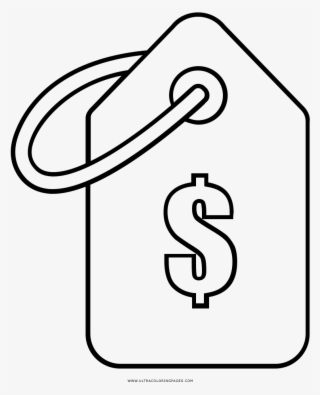 Price Tag Coloring Page - Tag Coloring Pages