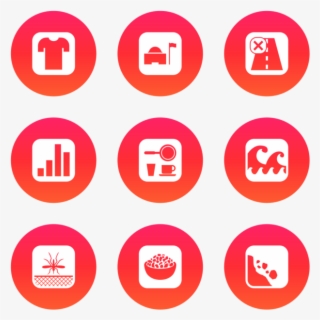 Ocha Inv Icon In Style Flat Circle White On Ios Orange - Icon Insurance Download