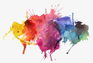 Paintings - Water Color Splashing