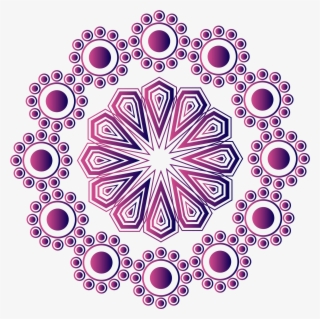 Original Kaleidoscope Rotation Gradient Png And Vector - Circle