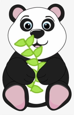 Animals Reading Clipart - Panda Bear Clipart