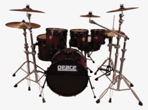 Onyx Custom Maple-mahogany Drum Set - Peace Drum Kit