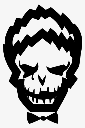 Yükle Suicide Clipart Joker Face - Harley Quinn And Joker White And Black