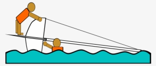 Free Vector Sailing Capsized Rescue Illustrations Clip - 세일링 요트 의 구조