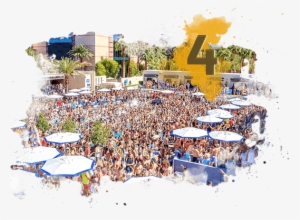 Stunning Girls Running Around In Their Bikinis, Celebrities - Crowd