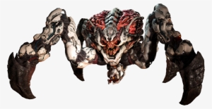 Doom Spider Boss Header - Doom 2016 Board Game