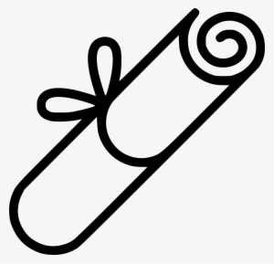 Scroll Certification Graduate Png Icon Free Download - Graduation Scrolls Clipart