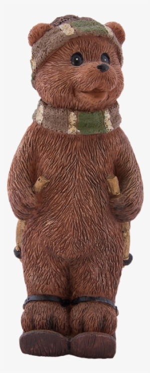 Bear, Ski, Png, Winter, Isolated, Decoration - Bear