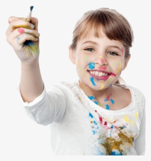 Free Png Little Girl Hands Paint Png Images Transparent - Painting