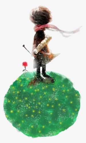 The Little Prince Watercolor Painting Art - Little Prince Drawing Style