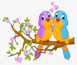 Cute Love Birds Cartoon Clip Art Images - Clipart Picture Of Birds