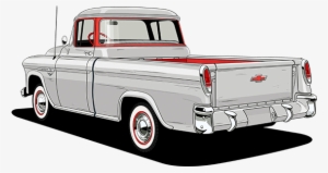 1955 Chevrolet 3124 Series Cameo Carrier