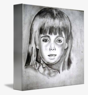 Little Girl By Andrew Akufo Clipart Stock - Sketch