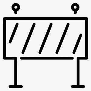 Construction Sign - - Traffic Barrier Clipart Image Svg